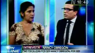Christian Hudtwalcker pierde los papeles con Nancy Obregón