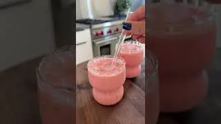 The most refreshing watermelon + tart yogurt drink inspired by @lucymakes_ 🍉✨
