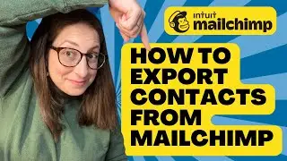 Как экспортировать контакты из Mailchimp (2024)