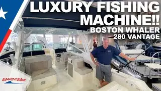 2023 Boston Whaler 280 Vantage Walkthrough | Luxury Meets Fishability | MarineMax Houston