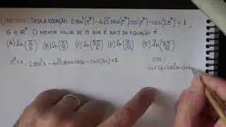 IME 2021 - Questão de Trigonometria