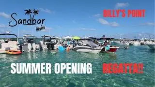 Summer's opening Regatta!! First time at Billy's Point! 🚤 Sandbar Mafia,
