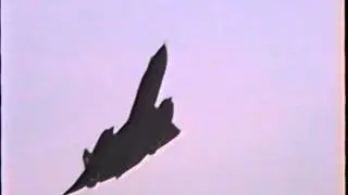 Lockheed SR-71 Blackbird Flybys at BUR