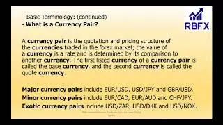 RBFX: Basic trading terminology