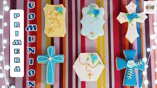 Galletas para primera comunión / 6 diseños / galletas deliciosas