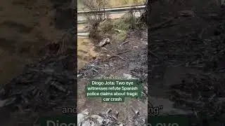 Two eyewitnesses refute Spanish police claims about tragic Jota car crash  #themirror #football