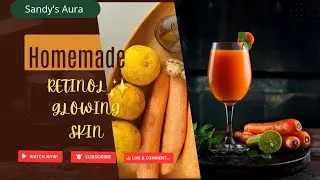 🥕🍊🫚 Ep.6 My fav glowing juice #glowingskin #retinol  #naturalbeauty #healthyskintips #beautytips 