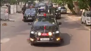 new pilot team vehicles in #CM #mkstalin  SECUREITY WING