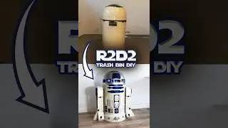 How to build R2D2 out of trash DIY #upcycling #starwars #fanart