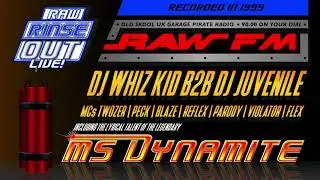 Ms Dynamite (Booo!) | Raw FM 90.0: UK Garage 1999 | DJs Juvenile B2B Whiz Kid, MCs Peck, Flex & More