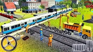 Indian Train City Drive Road - Railroad Builder Construction Simulator - Android GamePlay