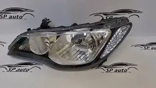 Фара передняя левая галоген Honda Civic 4D седан 8 поколение 2006-2008 до рестайлинг