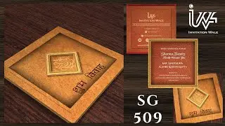 Premium Indian Wedding Invitation Video Card Style | Invitation Wale | Save  The Date | Code:-SG509