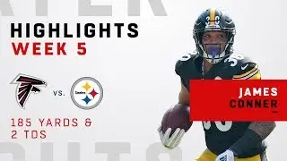 James Conner's 2- TD Day Highlights
