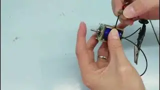 Custom pull solenoid with a added plunger pin