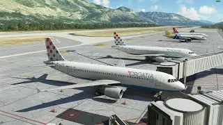 MSFS2020 | LIVE | Zagreb To Split [Return] | Croatia Airlines A320Ceo | Real World Ops | Fenix A320