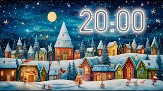 20 Minute Christmas Timer 🎵 with Music (4K) 🎄