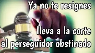 YA NO TE RESIGNES LLEVA A LA CORTE AL PERSEGUIDOR OBSTINADO