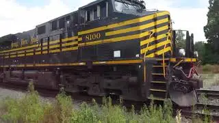 (8-13-2025) Nickel Plate Road Heritage Unit southbound coal train in Marion Ohio.