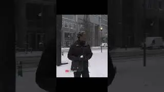 JUST A LITTLE WINTER FUN! 🤩 @ dielsmk#snowball #winter #prank #joke #meme #reel #lmao