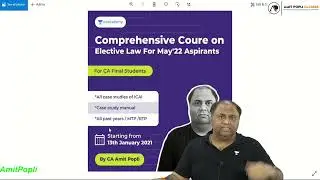 CA Final-Elective Law || May 2022 Attempt