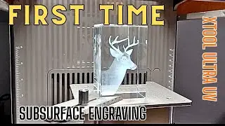 xTool F2 Ultra UV - Subsurface Crystal Engraving using Cockpit3D Point Cloud