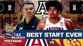 POSTGAME: No. 1 Arizona Sets PROGRAM RECORD With Win Over Rivals ASU & Bobby Hurley