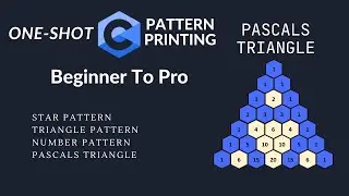 C Language Pattern Printing | Pascal&rsquo;s Triangle & More! | One-Shot Guide to Beginner to Pro
