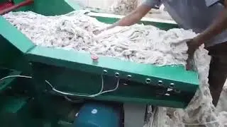COTTON WASTE ,HARD WASTE,CLOTHES WASTE CUTTING MACHINE