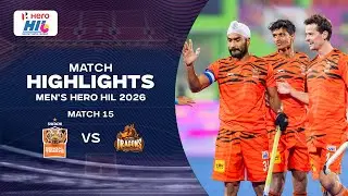Men's Hero Hockey India League 2026 || Match Highlights || Match 15 || TIGERS VS DRAGONS