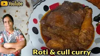 Mealie roti and culls chicken curry served with carrot salad. #cullschickencurry #salad #classic