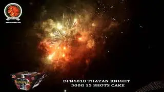 DFN6018 THAYAN KNIGHT 15 SHOTS CAKE/CONSUMER FIREWORKS/500G CAKE/1.4G CAKE/UN0336 FIREWORKS