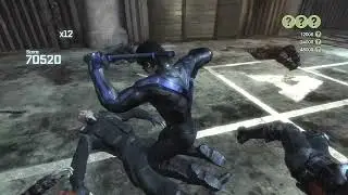 Batman Arkham City- Prison Riot (Extreme) 3 Medals (As Nightwing)