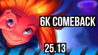 ZOE vs SYNDRA (MID) | 6k comeback, 49k DMG, Legendary, 11/5/16 | EUW Master | 25.13