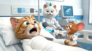 Tom & Jerry Funny Hospital Scene | Injection Comedy | এর হাসপাতালে চিকিৎসা | #shorts #funny