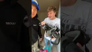 Korean NPC gives best friend mystery gift