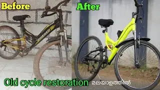 Cycle restoration ! Old rusty bicycle restoration ! Workshop Media