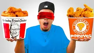 KFC VS POPEYES BLIND TASTE TEST