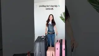 Packing for one day trip🤭#elsarca #tiktok