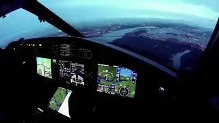 Global 6000 Pousando