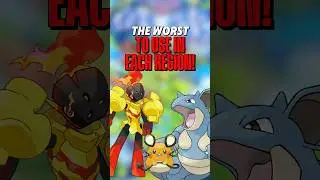 The WORST Pokemon to Use in Each Region!