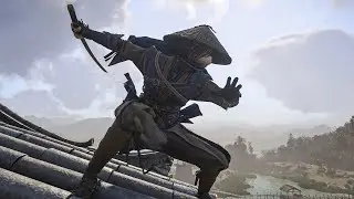 Assassin's Creed Shadows - Ghost Walker Stealth Kills and Brutal Gameplay (Omizo Castle ) No HUD