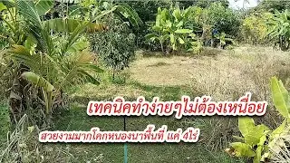 สร้างสวรรค์สไตล์โคกหนองนา 4 ไร่ ทำเองได้ไม่ยาก#เกษตรผสมผสาน #เกษตรพอเพียง #โคกหนองนาโมเดล