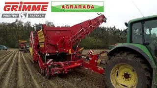 Zbiór ziemniaków 2-rzędowym kombajnem GRIMME SE260