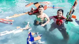 Nerf Guns War: S.W.A.T Men Of SEAL TEAM, лидер спецназа, Блэк из преступной группировки