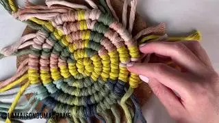 Macrame Coasters for beginners | how to make macrame coasters.