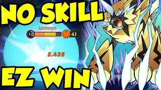ZERAORA TAKES NO SKILL!  Winning High Level Ranked As A NEW Zeraora Player In Pokemon UNITE.
