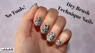 Dry Brush Technique Nails | No Tools!!