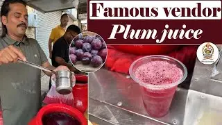 Fresh Plum Juice/Healthy juice/Famous Vendor #plum #juice #healty #vendor #famous #foodiekashyap