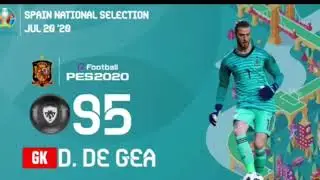 SPAIN NATIONAL TEAM SELECTION |PES IS SAVAGE |2020#